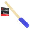 Chef Craft 1-1/4 in. W X 9.5 in. L Red/Brown Silicone/Wood Spatula 21374